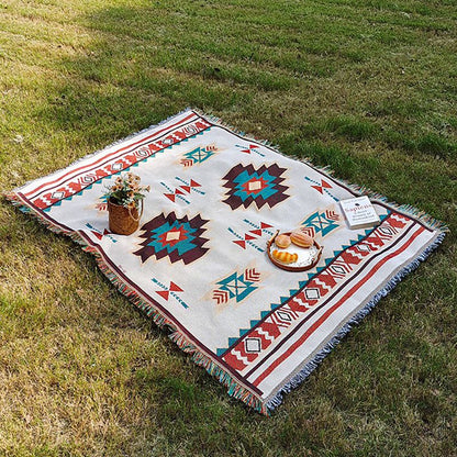 Bohemian Tribal Design Picnic Blanket