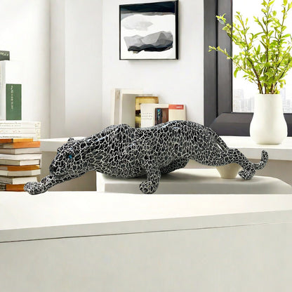 Artistic and colorful animal figure in panther shape Acalora