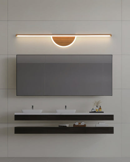 Skanto | Modern Wooden Arc Wall Lamp