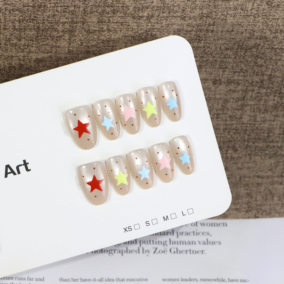 Artistic Themed Press-On Nail Set Acalora