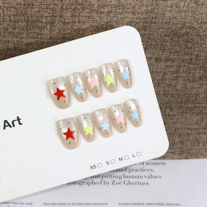 Artistic Themed Press-On Nail Set Acalora