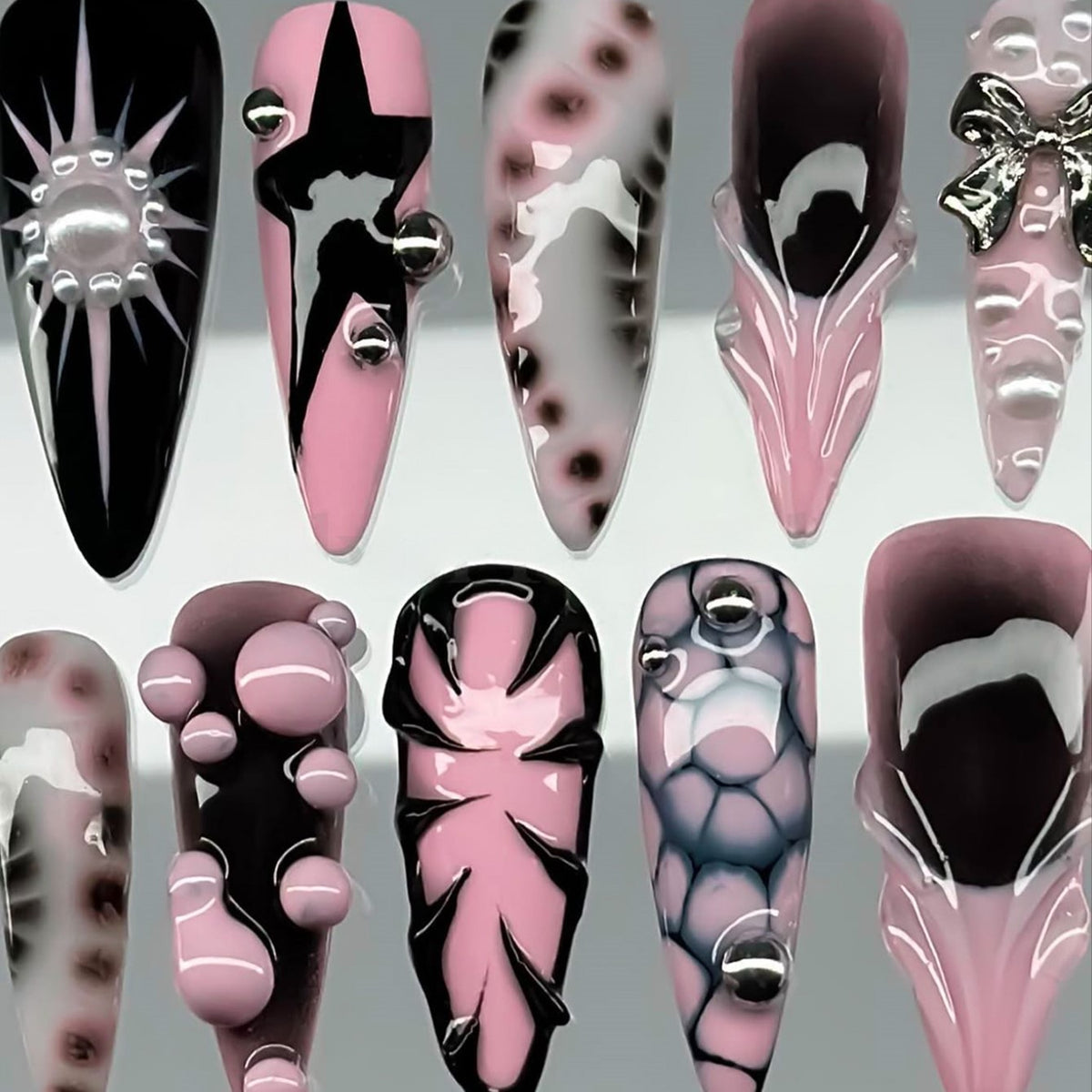 Artistic 3D Nail Art Set Acalora