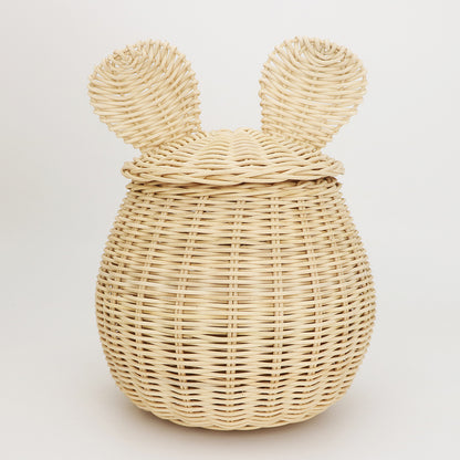 Playful Woven Storage Container Acalora