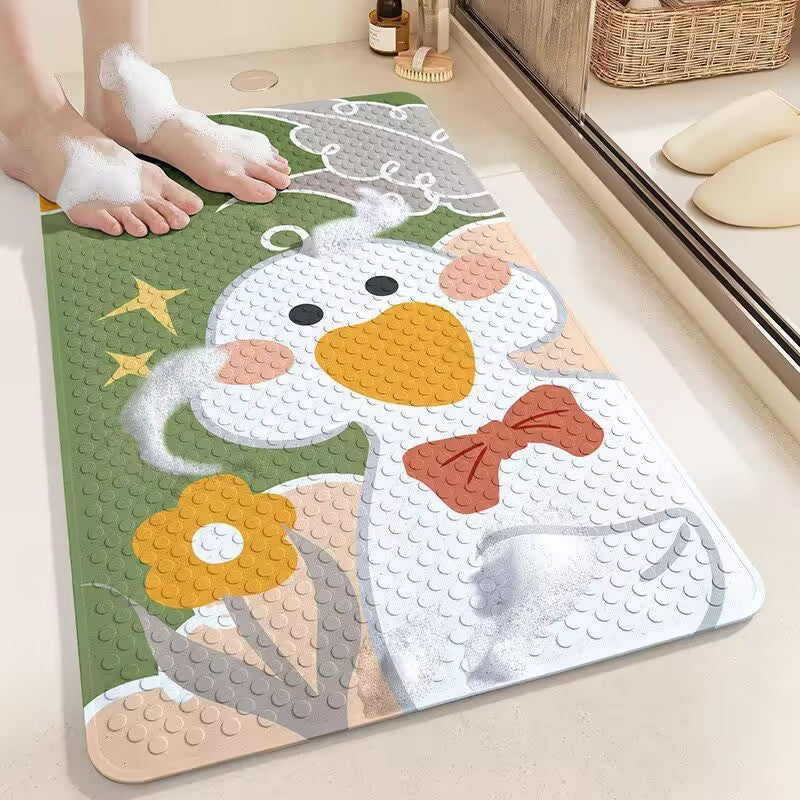 Cartoon-Themed Bath Mat