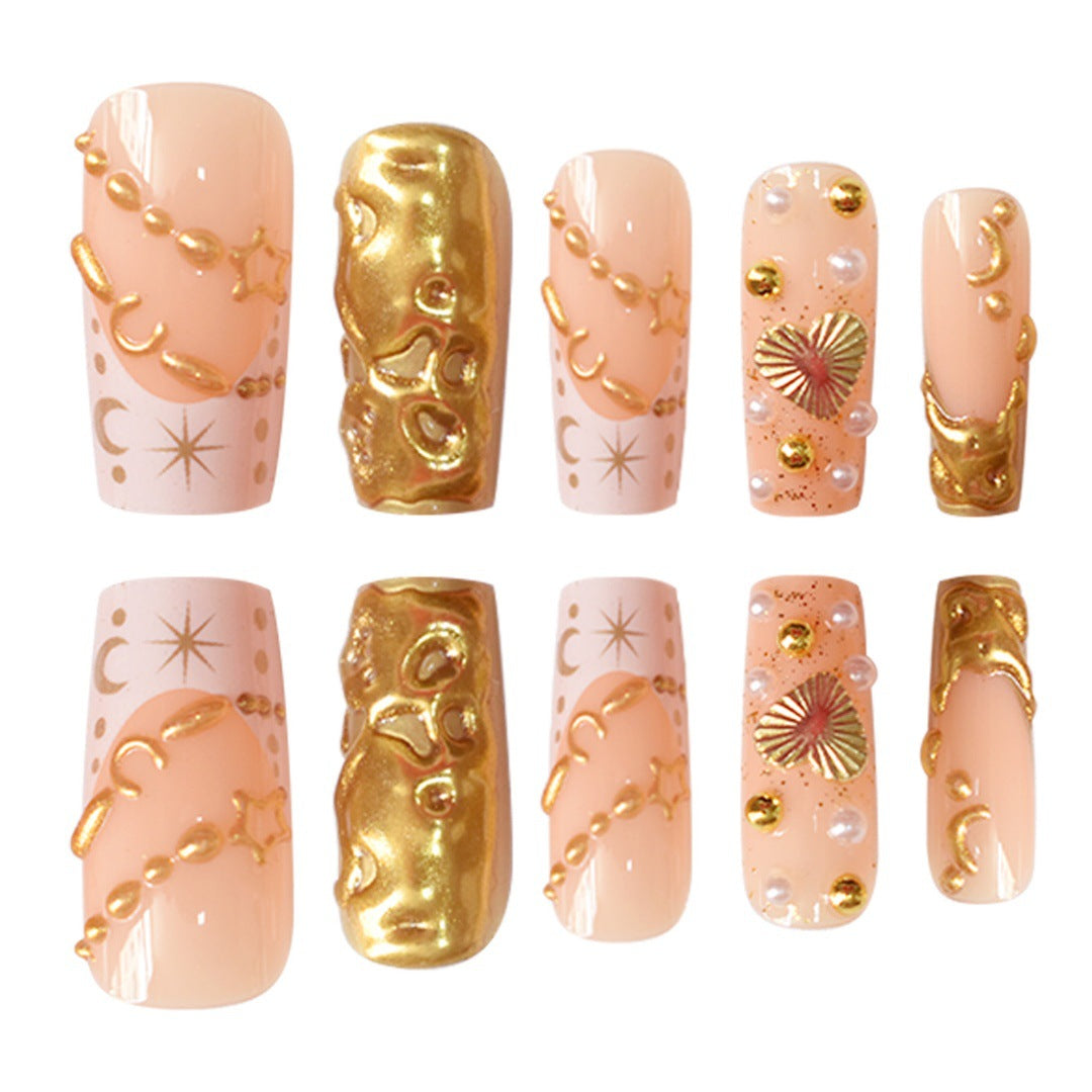 Premium Decorative Press-On Nail Art Acalora