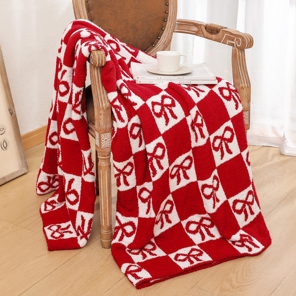 Decorative Knit Throw Blanket
