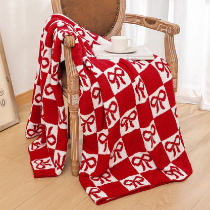 Decorative Knit Throw Blanket