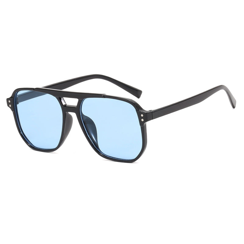 Women's oversized sunglasses with geometric design and UV protection Karnz