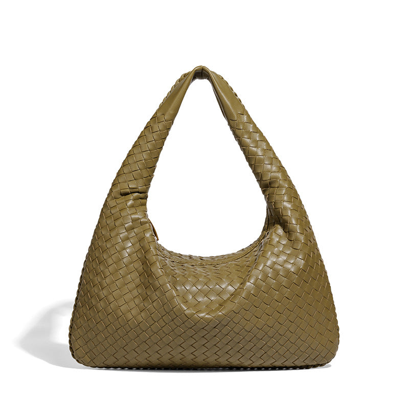 Woven Leather Hobo Bag Acalora