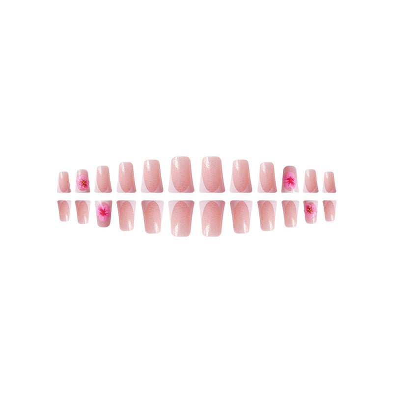 Floral Design Press-On Nails Acalora