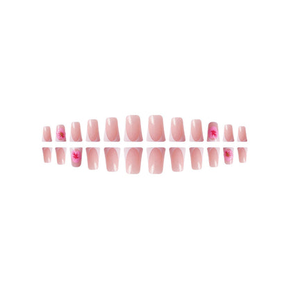 Floral Design Press-On Nails Acalora