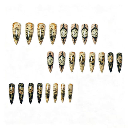 Artistic Vintage Floral Nail Art Acalora