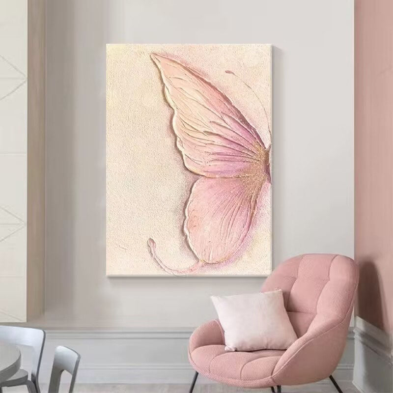 Abstract Butterfly Canvas Art