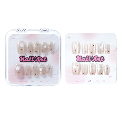 Floral Decorative Press-On Nail Set Acalora