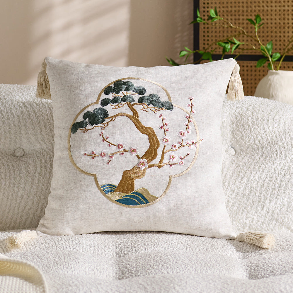 Embroidered Decorative Cushion