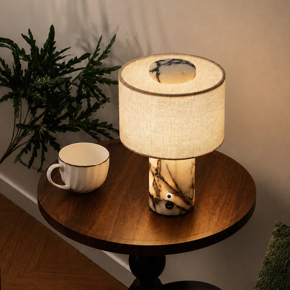 Modern Stone Base LED Table Lamp