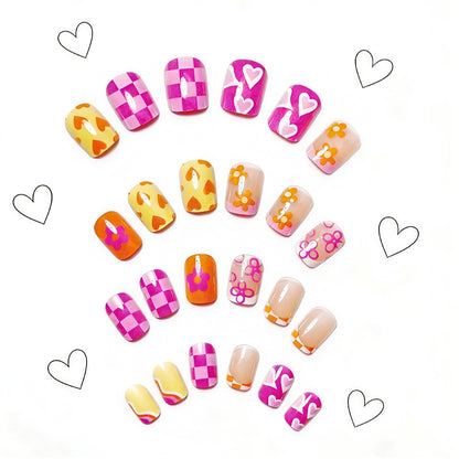 Vibrant Floral Nail Art Acalora