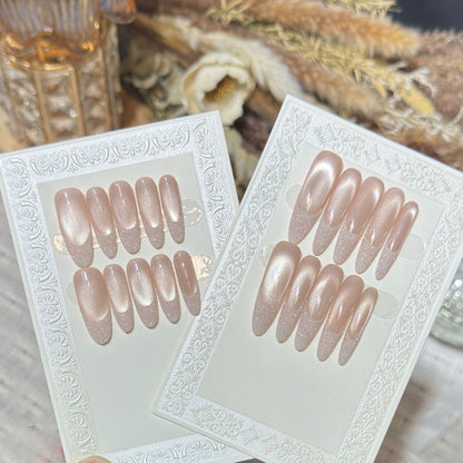 Glossy Press-On Nails Set Acalora