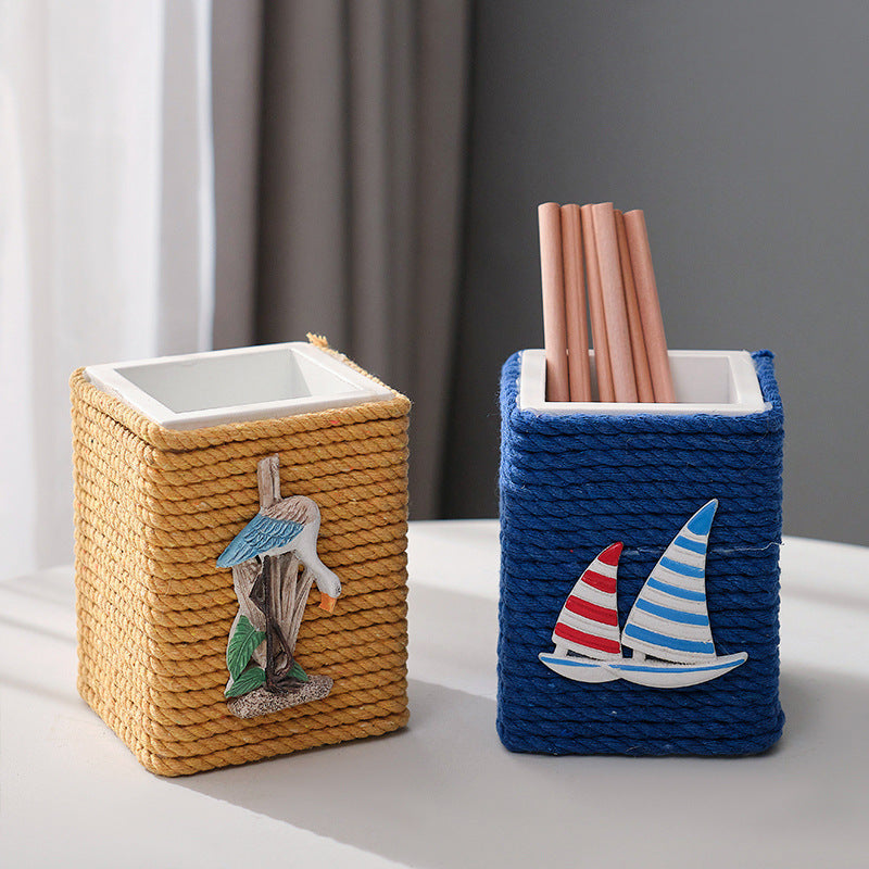 Nautical Pen Holder