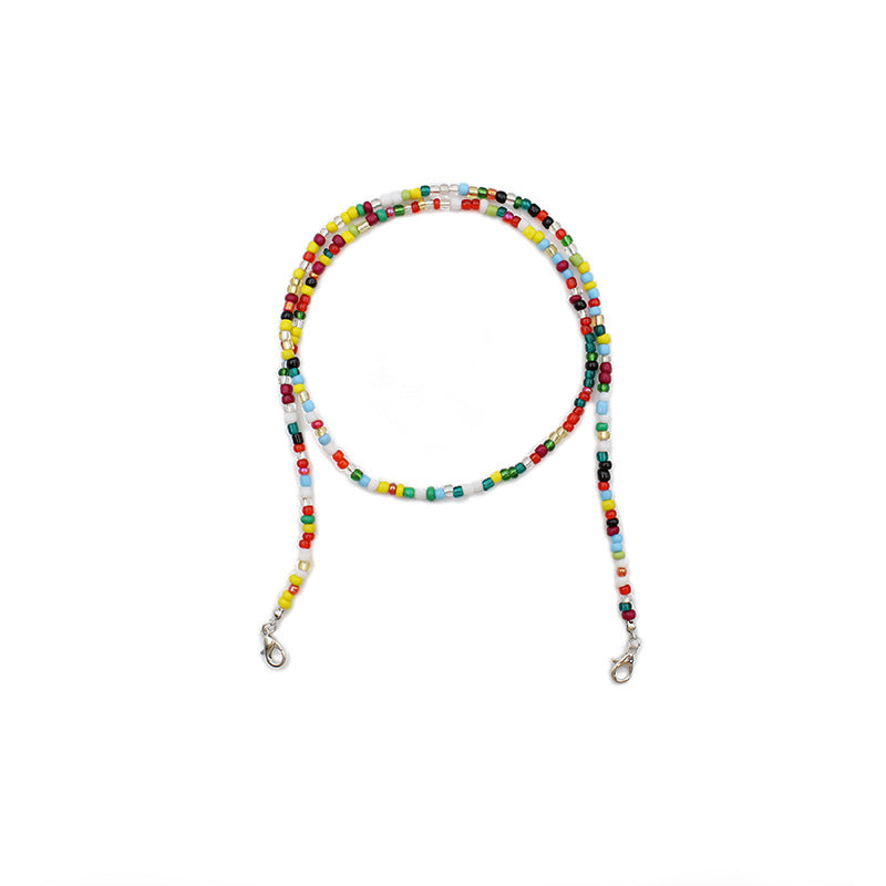 Artistic Beaded Eyewear Chain Acalora