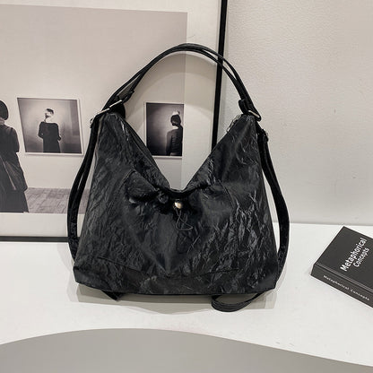 Crinkled Pouch Handbag Acalora