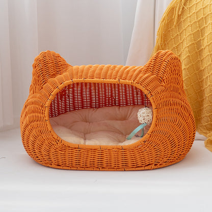 Rattan Cat Cave Acalora