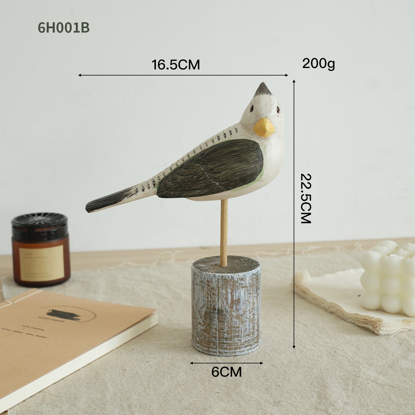 Charming Bird Sculpture Accent