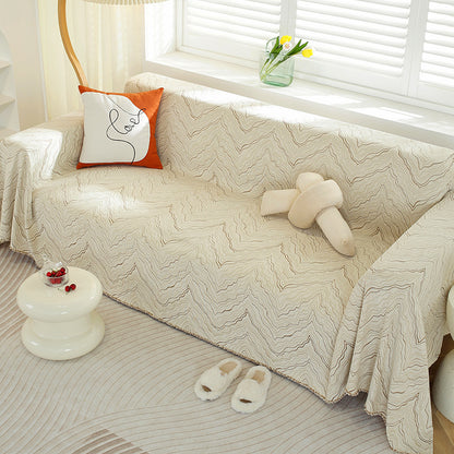 Elegant Textured Sofa Cover