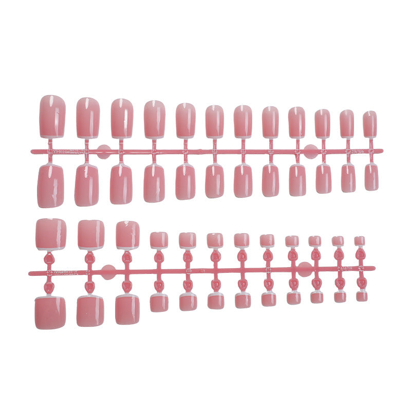Elegant French Tip Press-On Nails Set Acalora