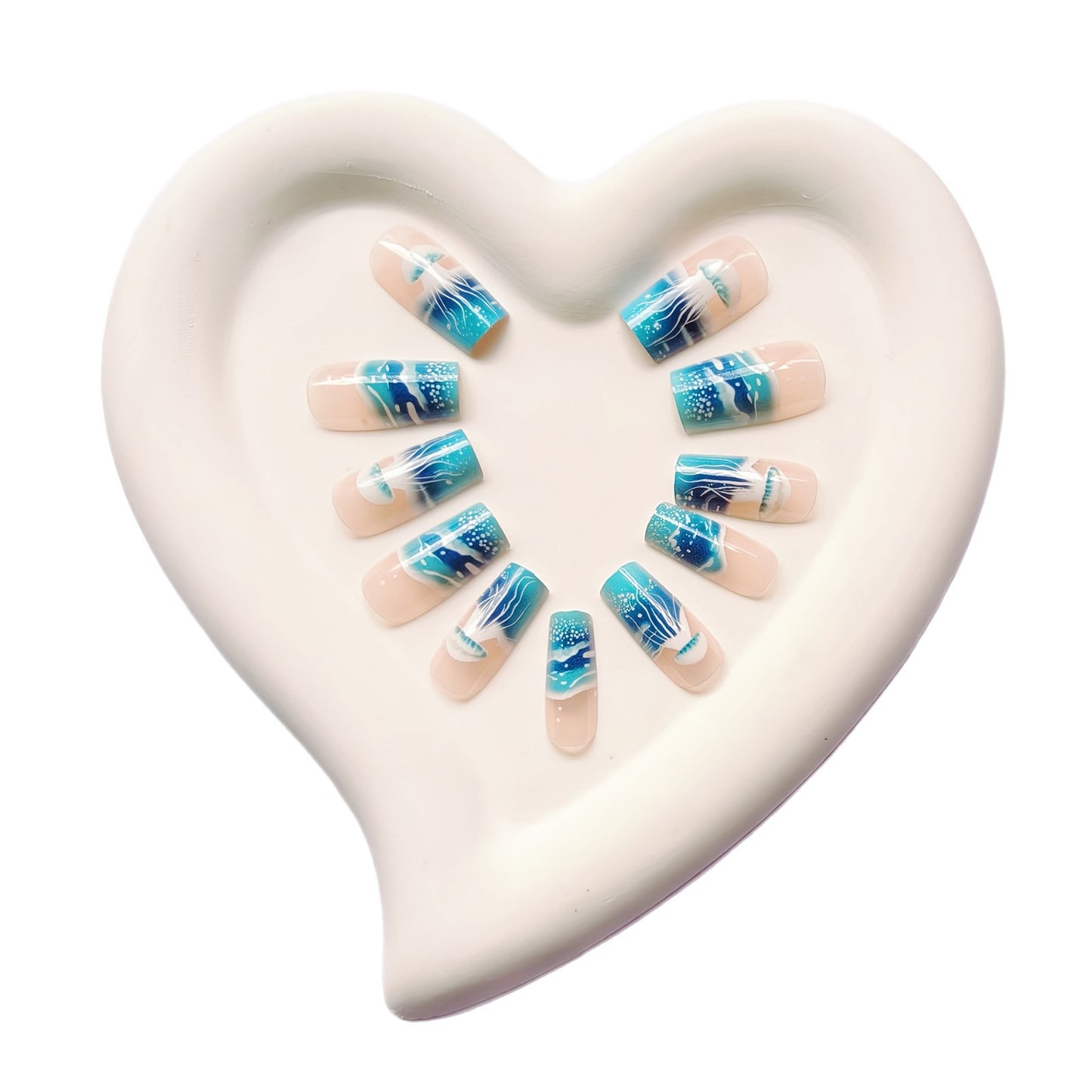 Underwater-Themed Nail Art Set Acalora