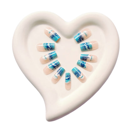 Underwater-Themed Nail Art Set Acalora