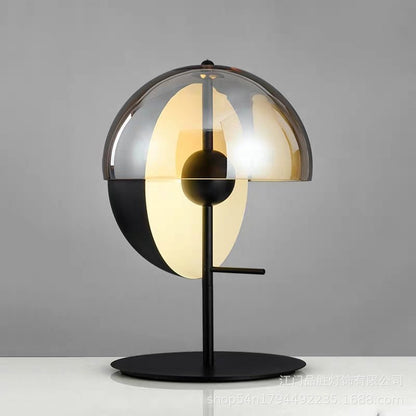 Modern Minimalist Table Lamp with Geometric Design