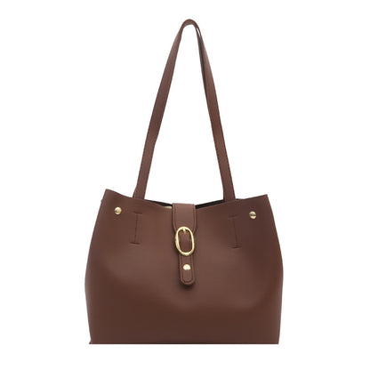 Structured Leather Tote Bag Acalora