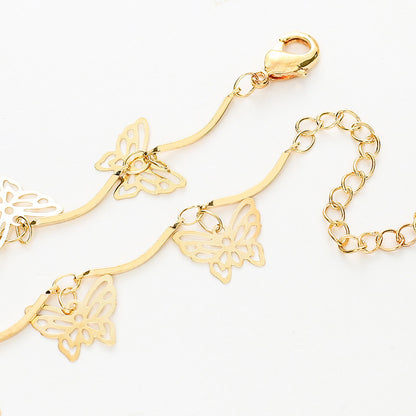 Butterfly Design Choker Necklace Acalora