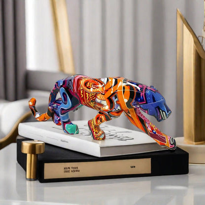 Decorative Panther Sculpture Acalora