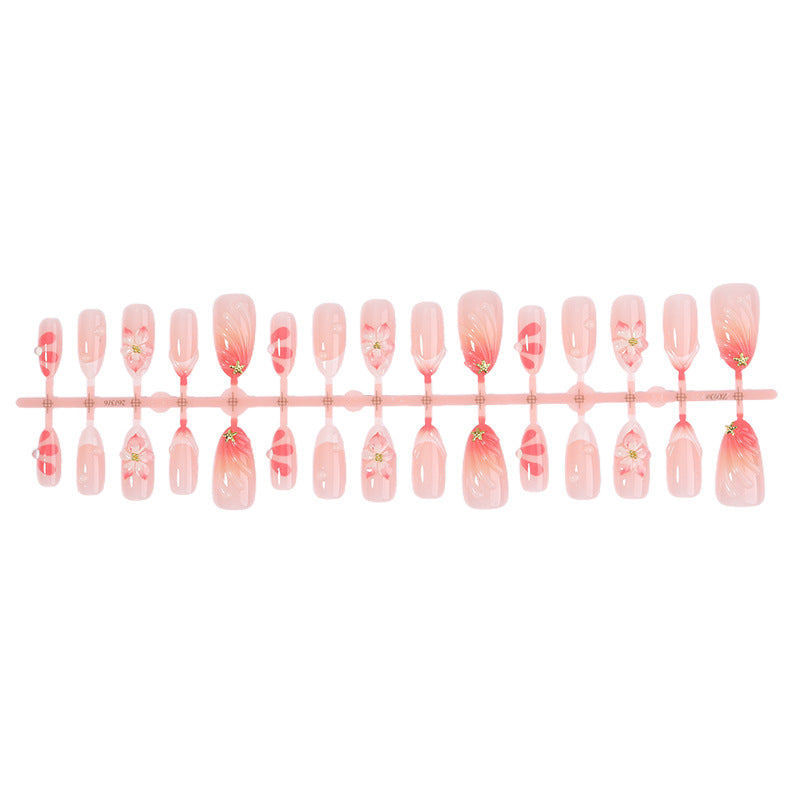 Floral Nail Art Press-On Set Acalora