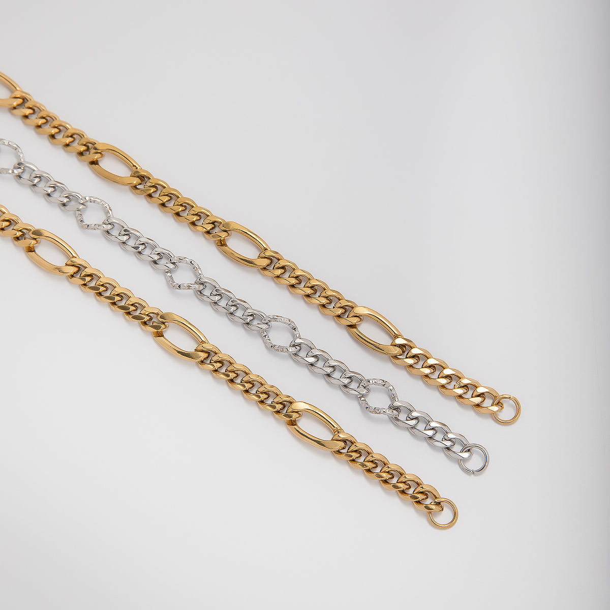 Chunky Interlocking Link Chain Necklace Acalora