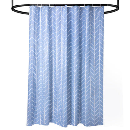 Modern Chevron Pattern Shower Curtain