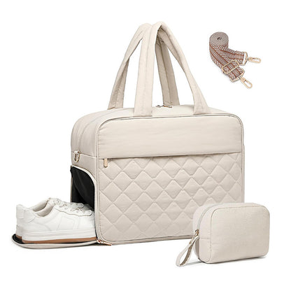 Quilted Multi-Functional Sports Duffle Bag Acalora