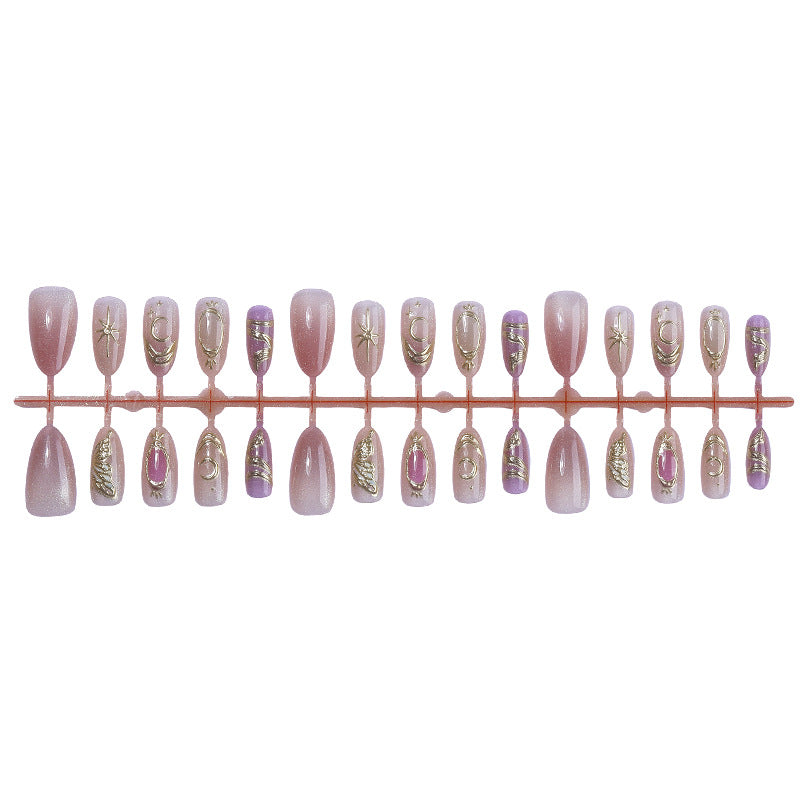 Premium Glitter Ombre Press-On Nails Acalora