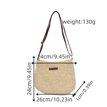 Handbag made of handcrafted natural material with adjustable shoulder strap Bowlift