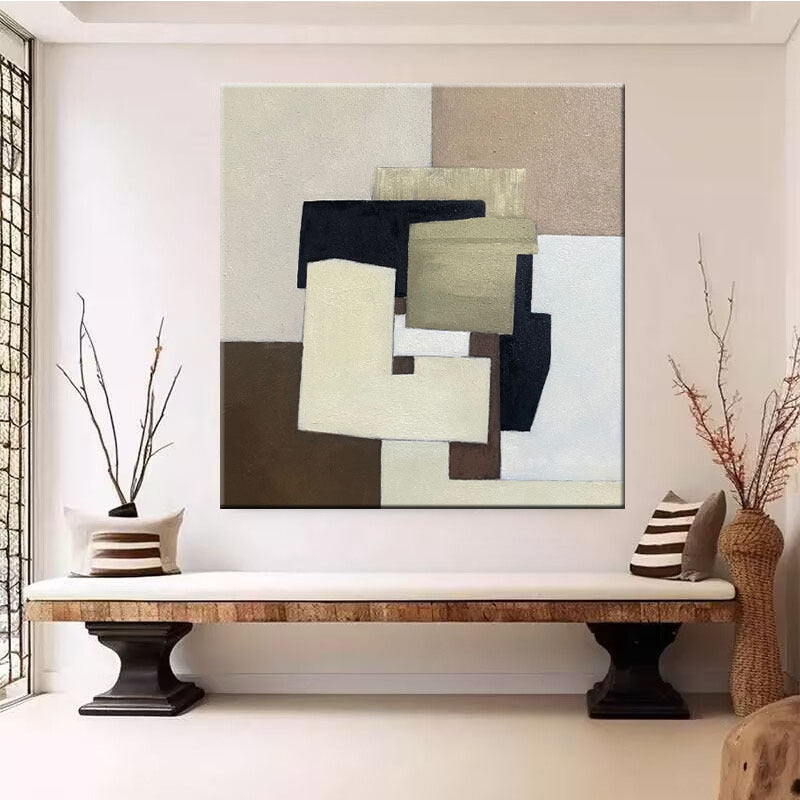 Abstract Geometric Canvas Wall Art