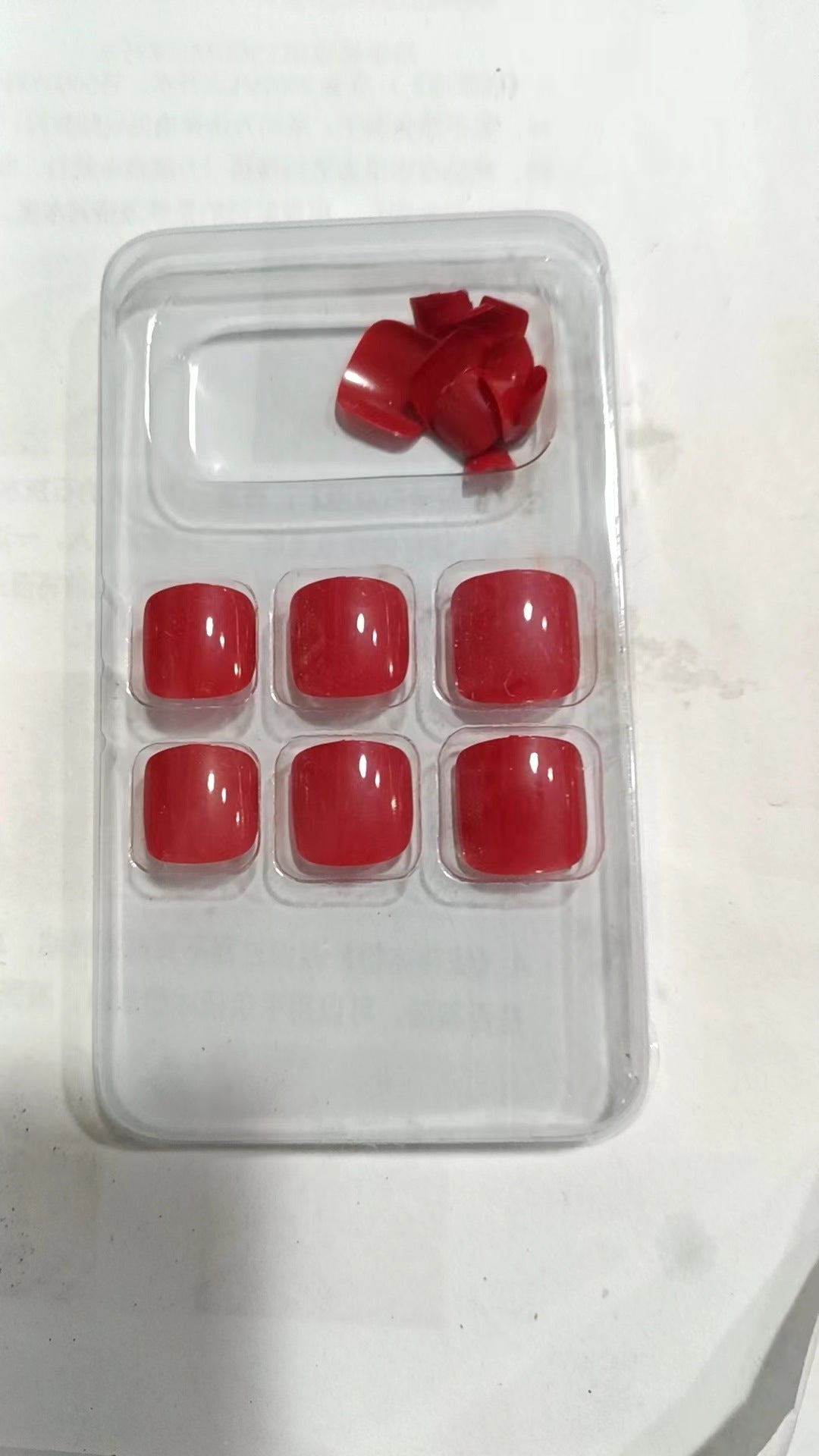 Premium Smooth Square Press-On Nail Set Acalora