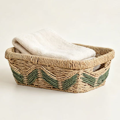 Decorative storage basket with woven design Acalora