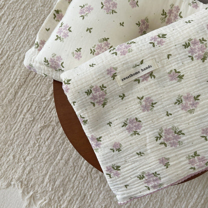Skanto Women's Cozy Blanket with Floral Pattern Skanto