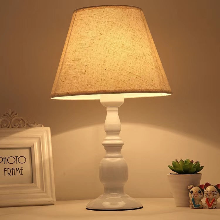 Elegant Fabric Shade Table Lamp