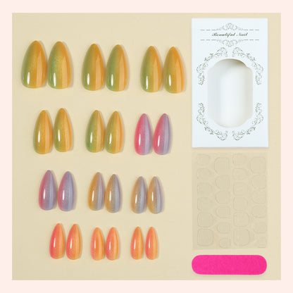 Gradient Tip Press-On Nails Acalora