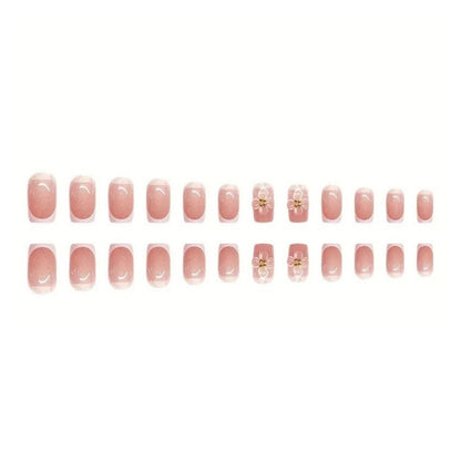 Decorative Long Press-On Nail Set Acalora