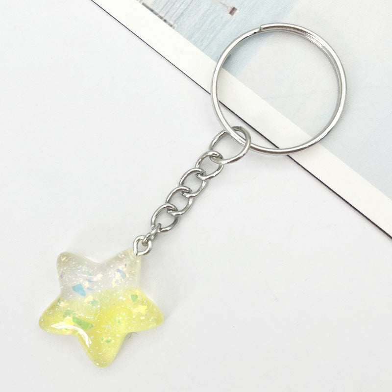 Star-Shaped Acrylic Keychain Acalora