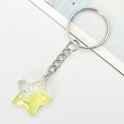 Star-Shaped Acrylic Keychain Acalora